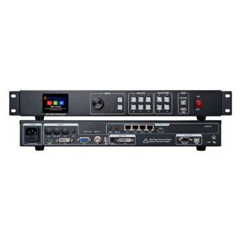 AMOONSKY AMS-VS300 LED video controller original front and rear panel views