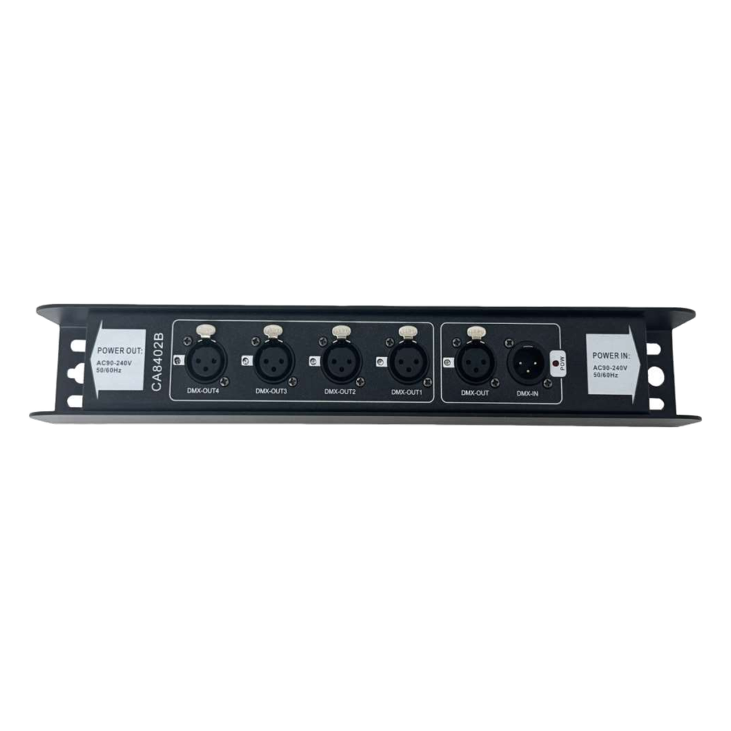 EAGLE LIGHT CA8402B professional DMX signal splitter, actual manufacturer catalog product photograph
