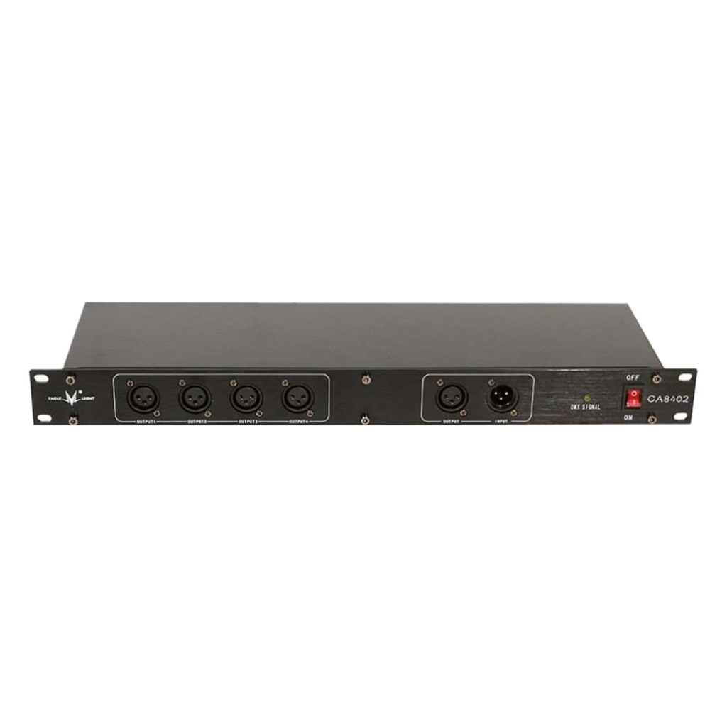 EAGLE LIGHT CA8402I professional DMX signal splitter, actual manufacturer catalog product photograph