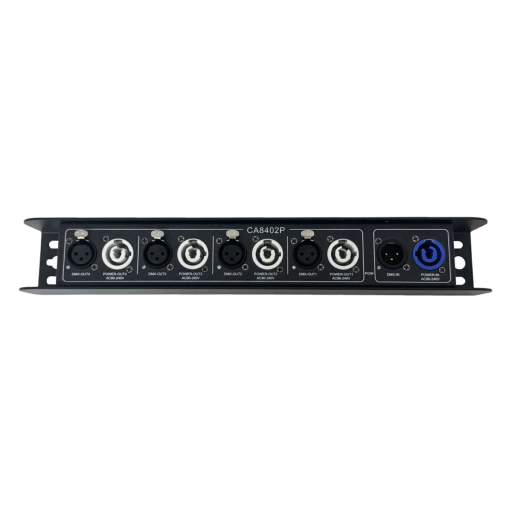 EAGLE LIGHT CA8402P professional DMX signal splitter, actual manufacturer catalog product photograph