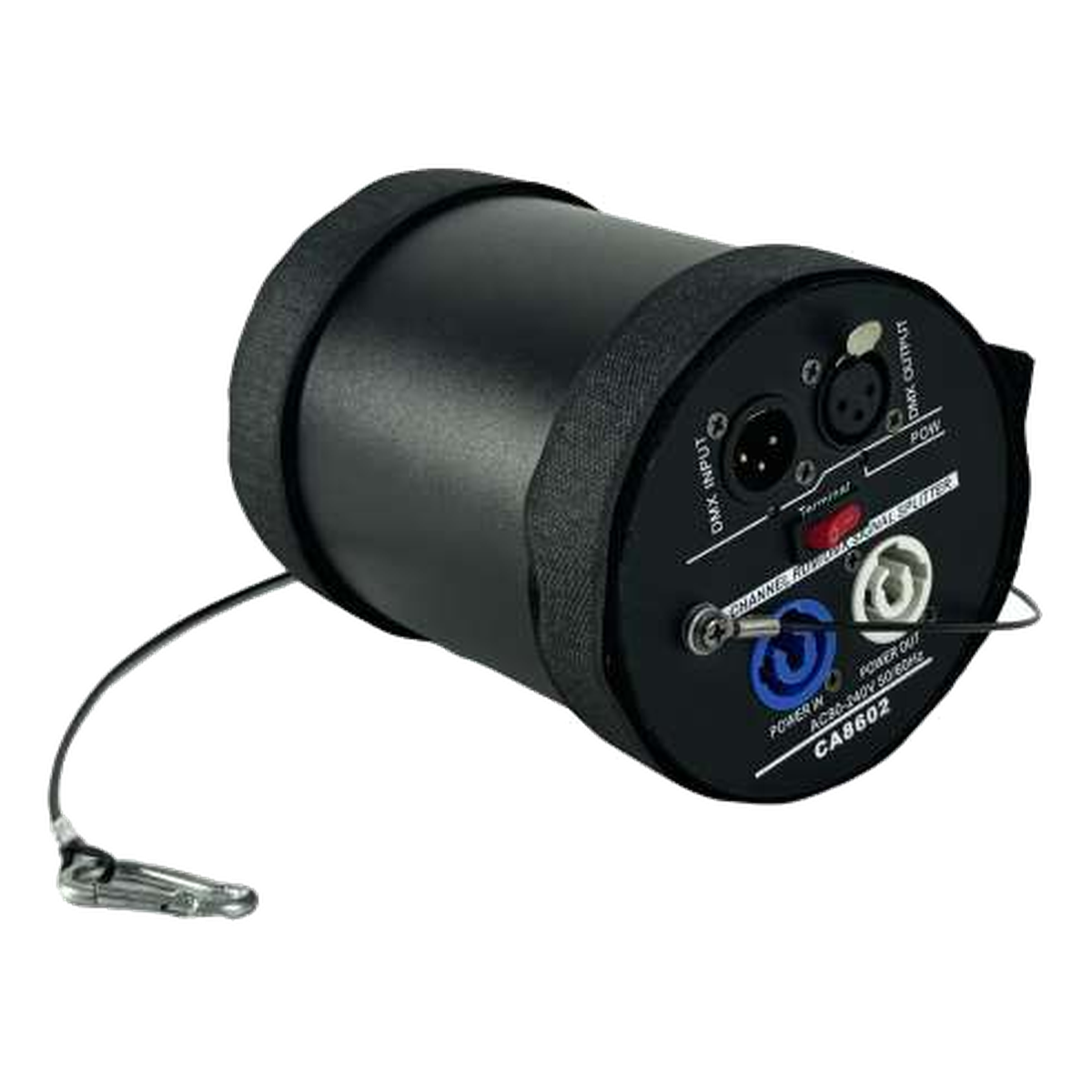 Additional front or rear view of EAGLE LIGHT CA8602I DMX signal splitter, actual manufacturer catalog photo