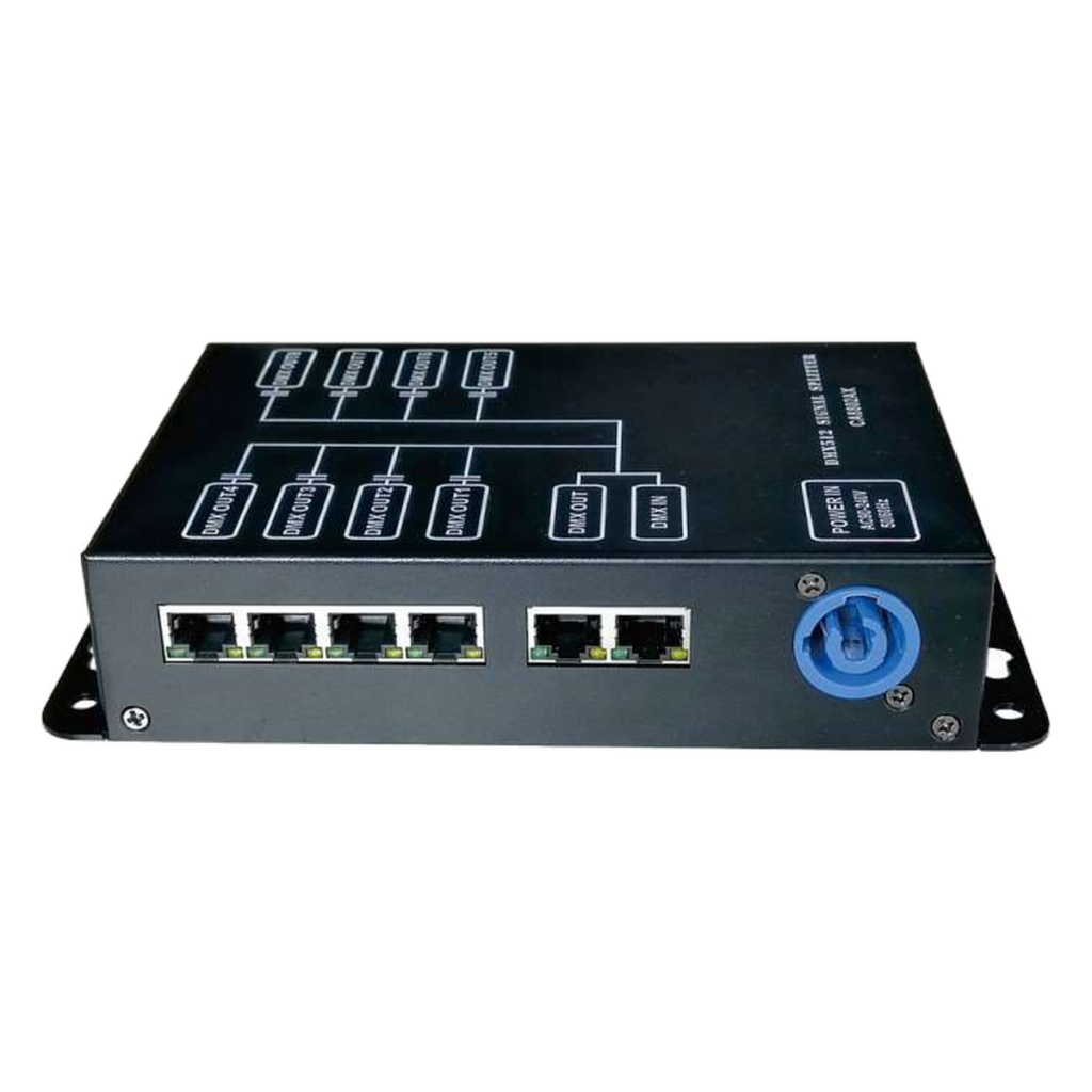 EAGLE LIGHT CA8802AX professional DMX signal splitter, actual manufacturer catalog product photograph