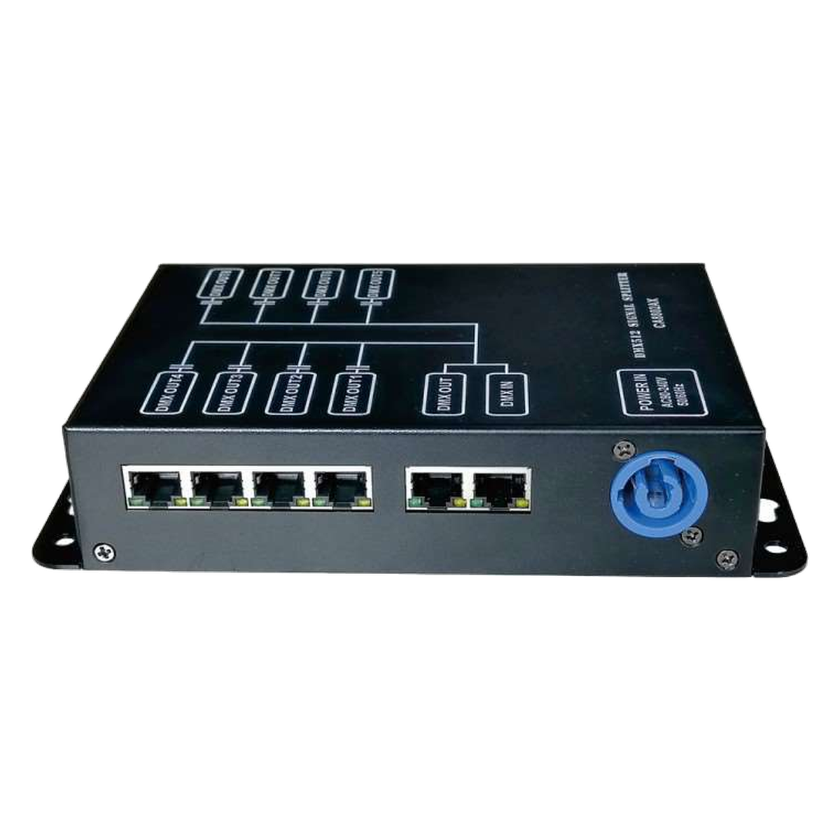 EAGLE LIGHT CA8802AX professional DMX signal splitter, actual manufacturer catalog product photograph