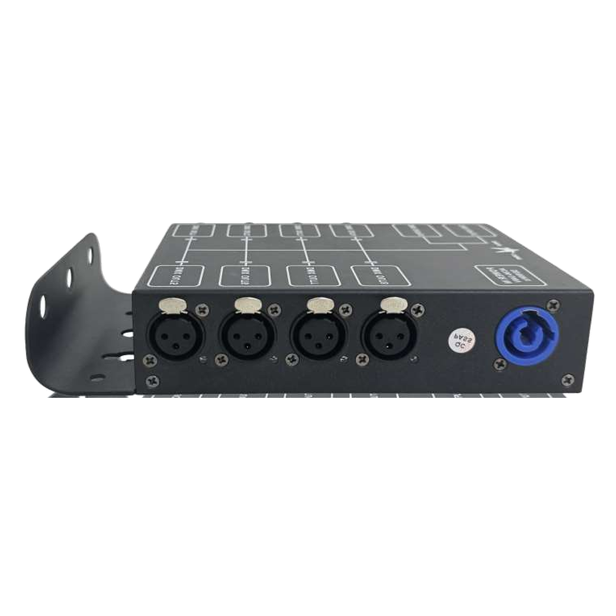 Additional front or rear view of EAGLE LIGHT CA8802J DMX signal splitter, actual manufacturer catalog photo