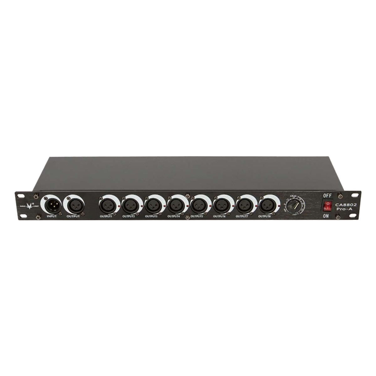 EAGLE LIGHT CA8802PRO-A professional DMX signal splitter, actual manufacturer catalog product photograph
