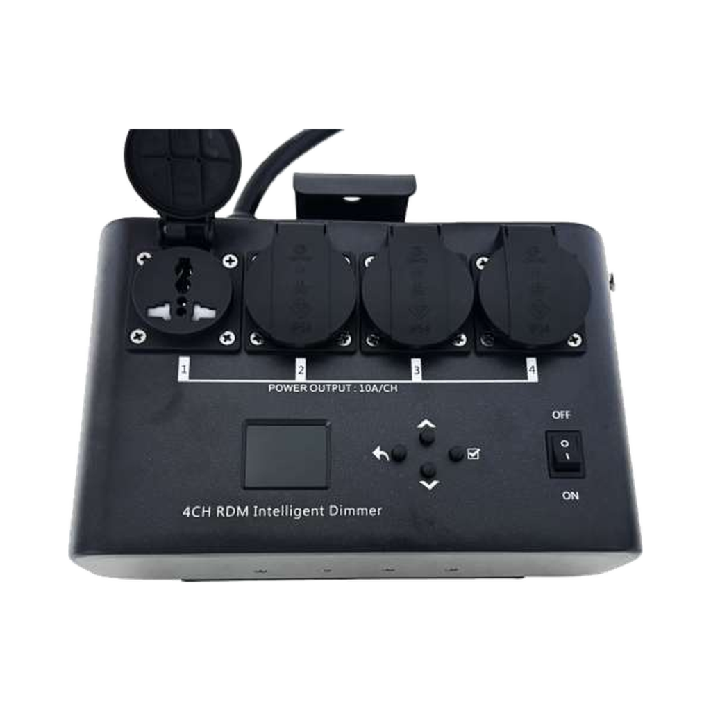 EAGLE LIGHT CP0401DE 4-channel RDM intelligent dimmer controller with universal plug connections