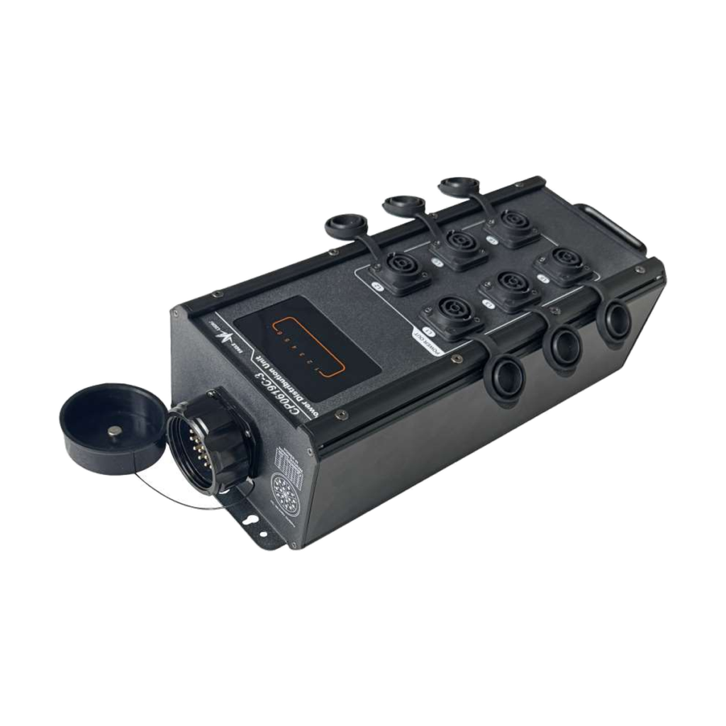 EAGLE LIGHT CP0619C-3 19-pin input, six TRUE1 socket outputs, original manufacturer catalog photograph on transparent background