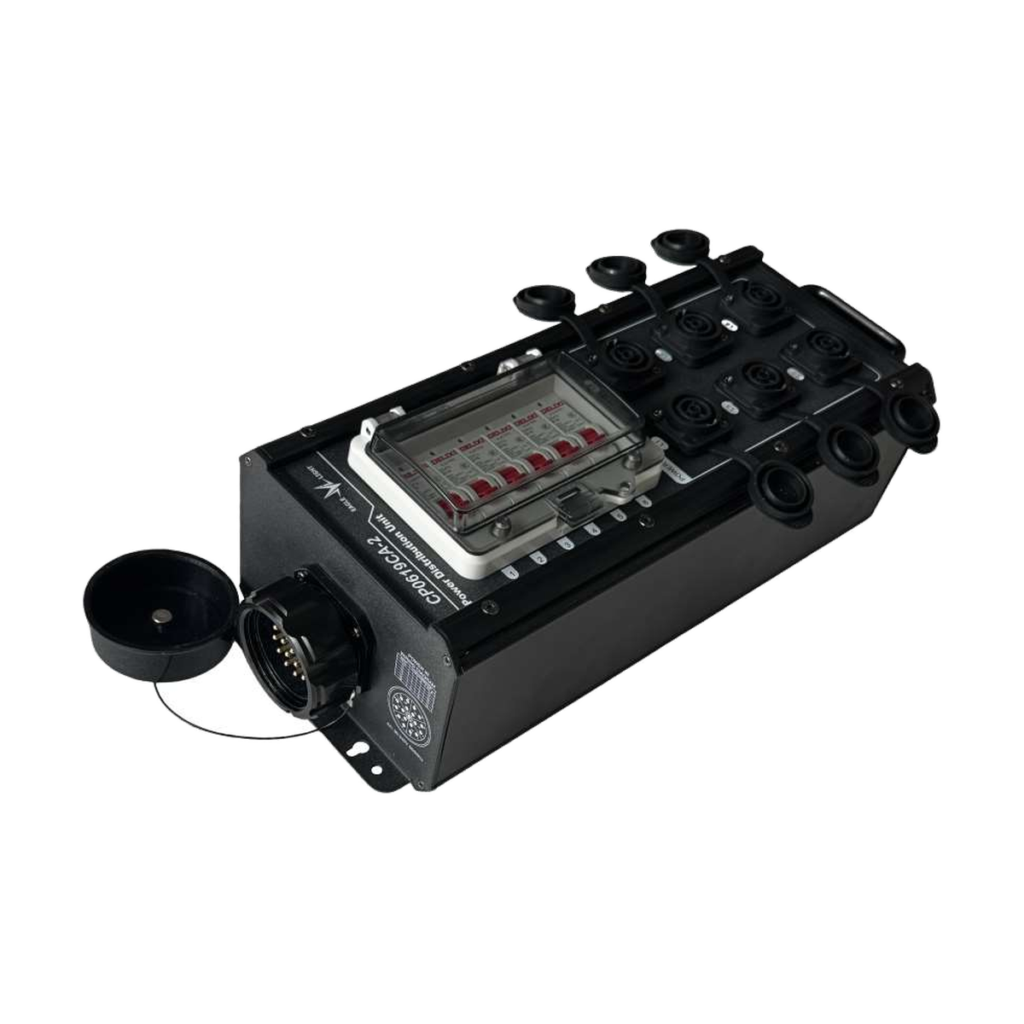 EAGLE LIGHT CP0619CA-2 19-pin input, six TRUE1 socket outputs, original manufacturer catalog photograph on transparent background
