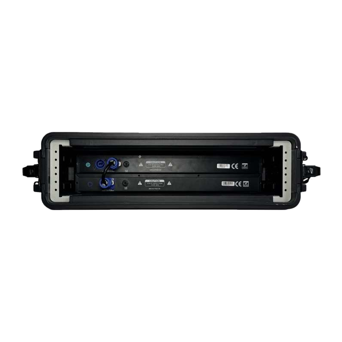 Rear or interior view of EAGLE LIGHT CPS02S-2 2U integrated signal cabinet