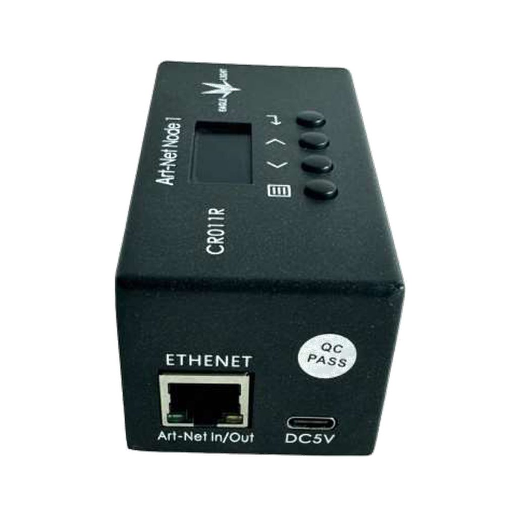 EAGLE LIGHT CR011R 1-Channel Art-Net DMX Network Controller, manufacturer catalog photograph, view 1