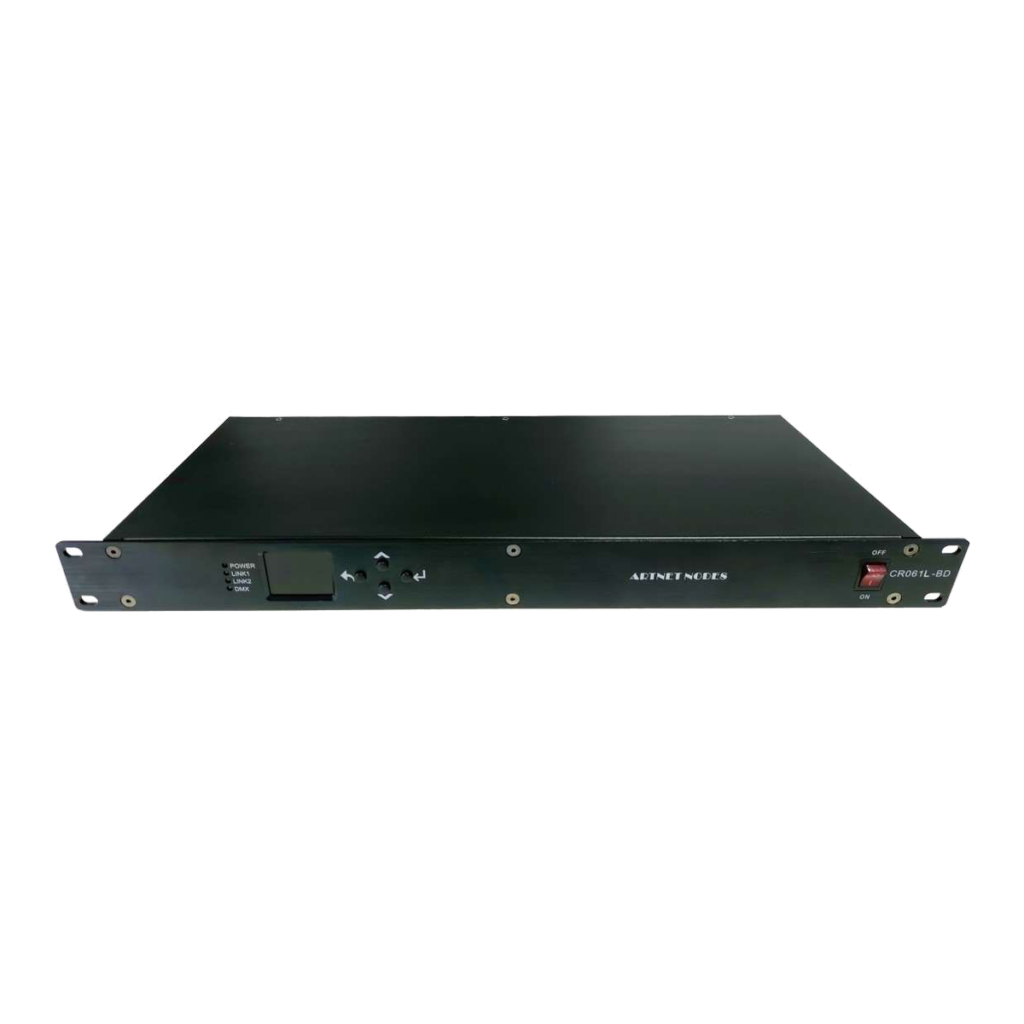 EAGLE LIGHT CR061L-BD 8-Channel Art-Net DMX Fiber Controller, product photograph, view 1