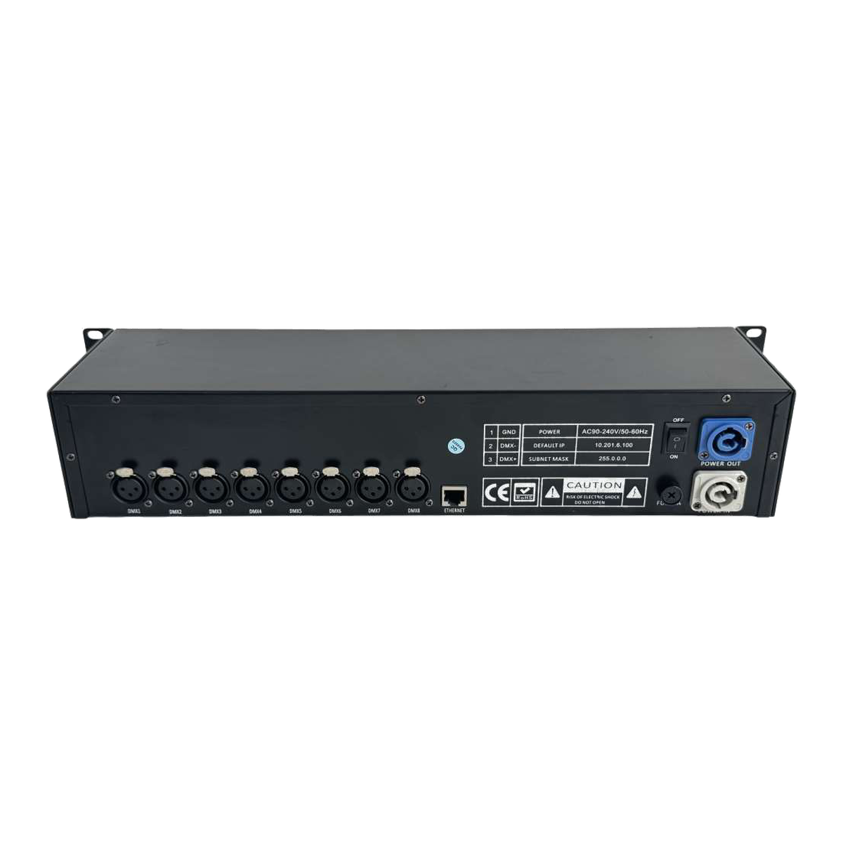 EAGLE LIGHT CR061R 8-Channel Art-Net DMX Controller, product photograph, view 2