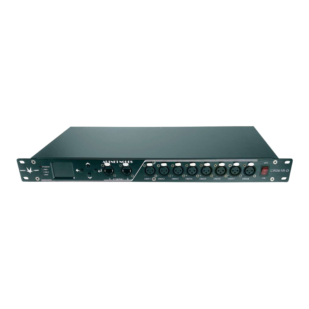 EAGLE LIGHT CR061R-D 8-Channel Art-Net RDM Controller, product photograph, view 1