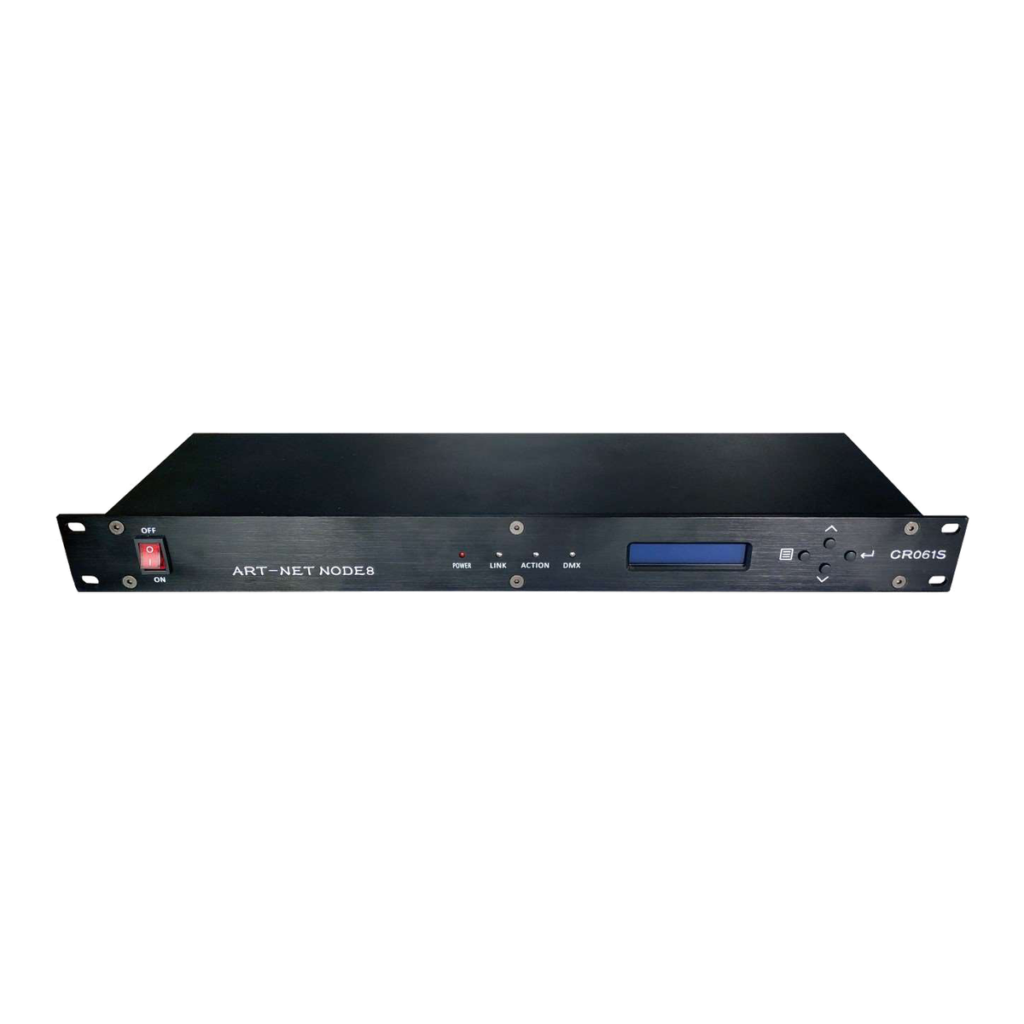 EAGLE LIGHT CR061S 8-Channel Art-Net DMX Controller, product photograph, view 1