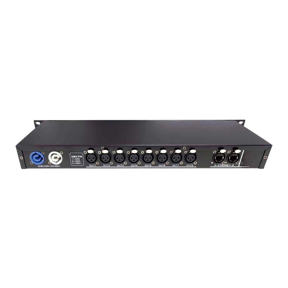 EAGLE LIGHT CR061SA 8-Channel Dual-Port Art-Net DMX Controller, product photograph, view 2