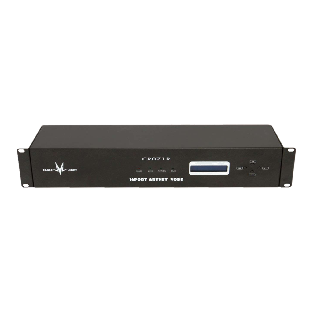 EAGLE LIGHT CR071R 16-Channel Art-Net DMX Controller, product photograph, view 1