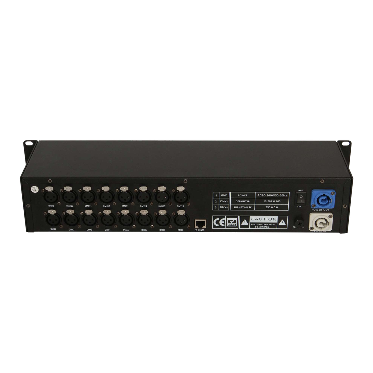 EAGLE LIGHT CR071R 16-Channel Art-Net DMX Controller, product photograph, view 2