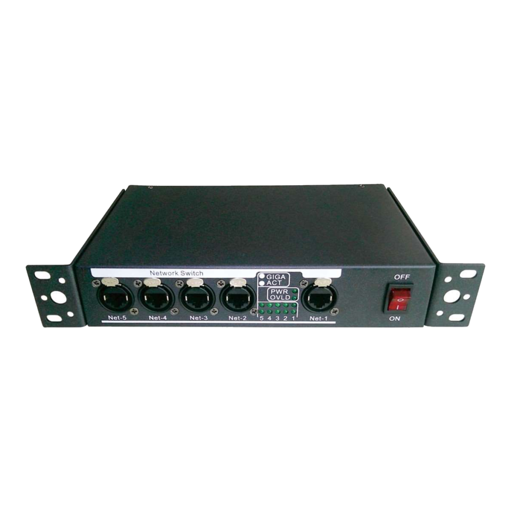 EAGLE LIGHT CR093PE gigabit switch with poe front panel - actual manufacturer catalog photograph