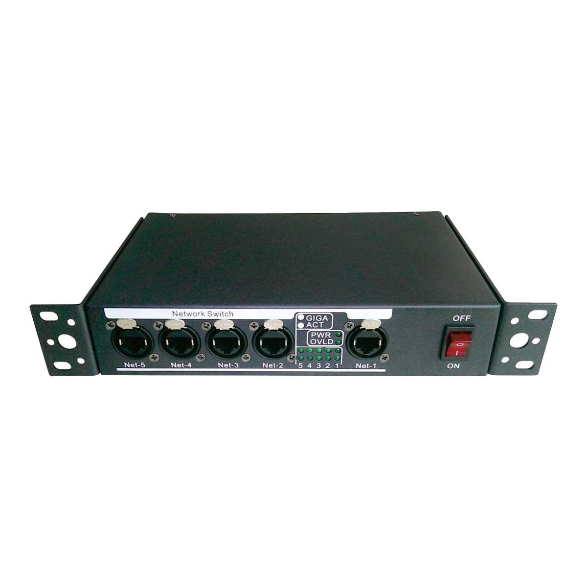 EAGLE LIGHT CR093PE gigabit switch with poe front panel - actual manufacturer catalog photograph