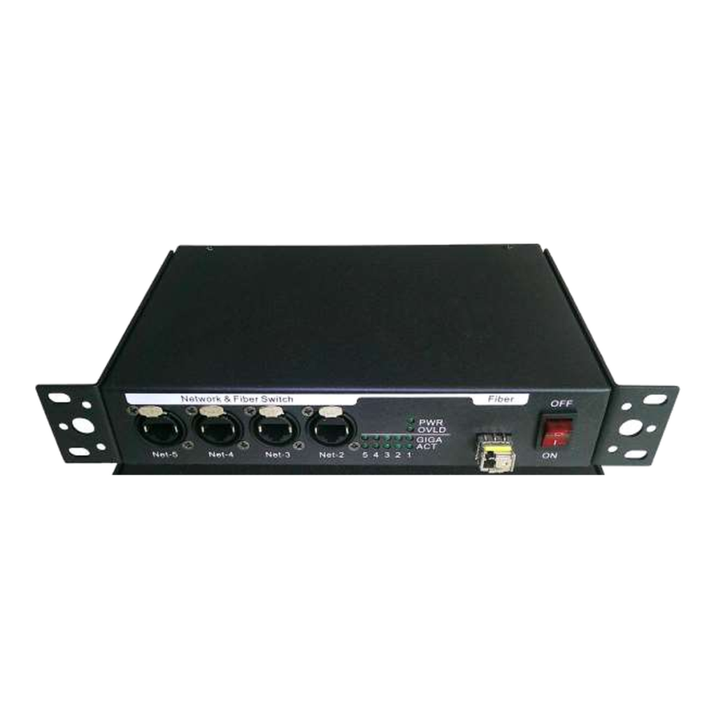 EAGLE LIGHT CR093PL fiber switch with poe front panel - actual manufacturer catalog photograph
