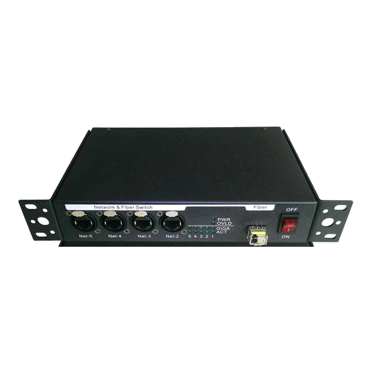 EAGLE LIGHT CR093PL fiber switch with poe front panel - actual manufacturer catalog photograph