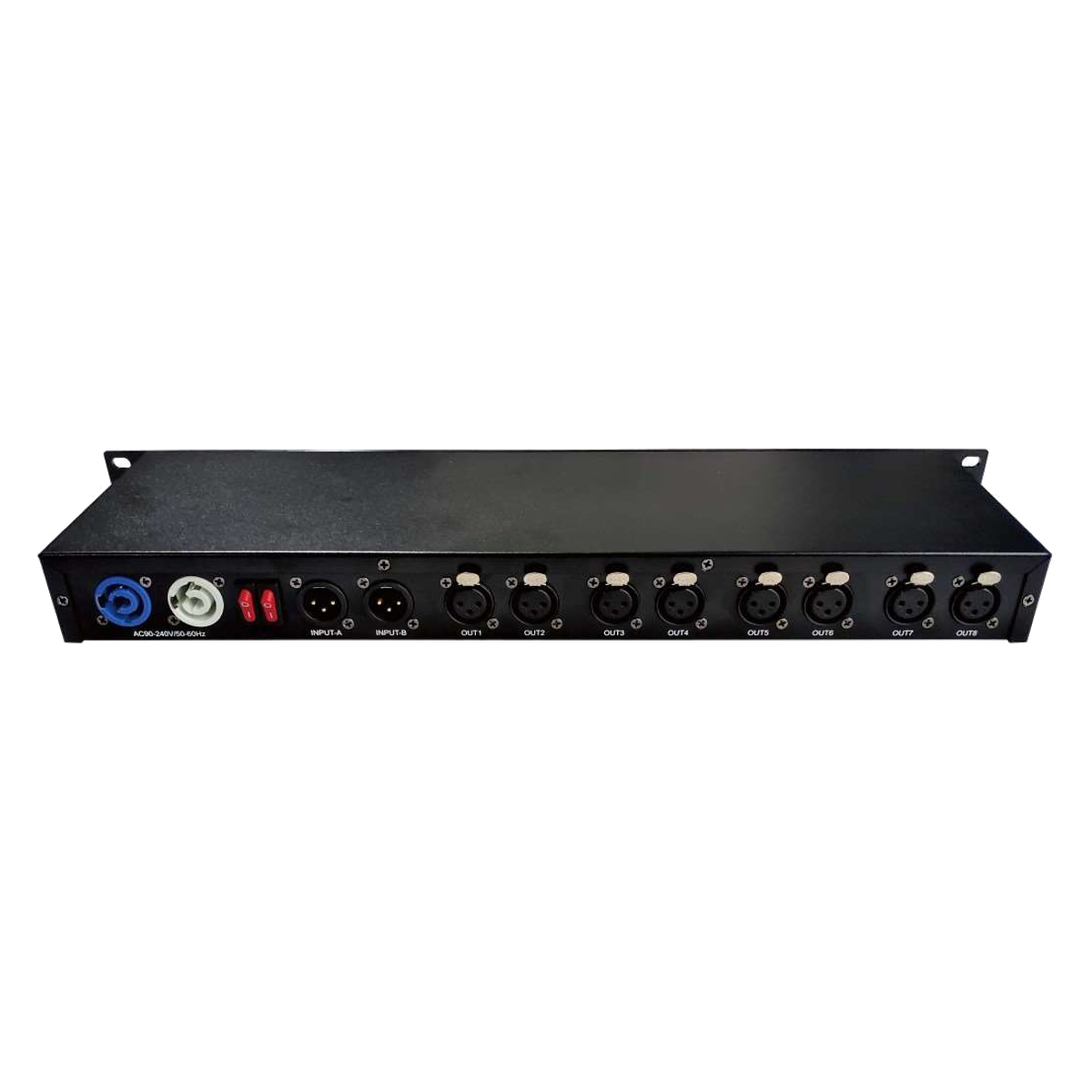 Manufacturer catalog alternate view 2 of EAGLE LIGHT RDM8802K-A bidirectional RDM DMX signal splitter