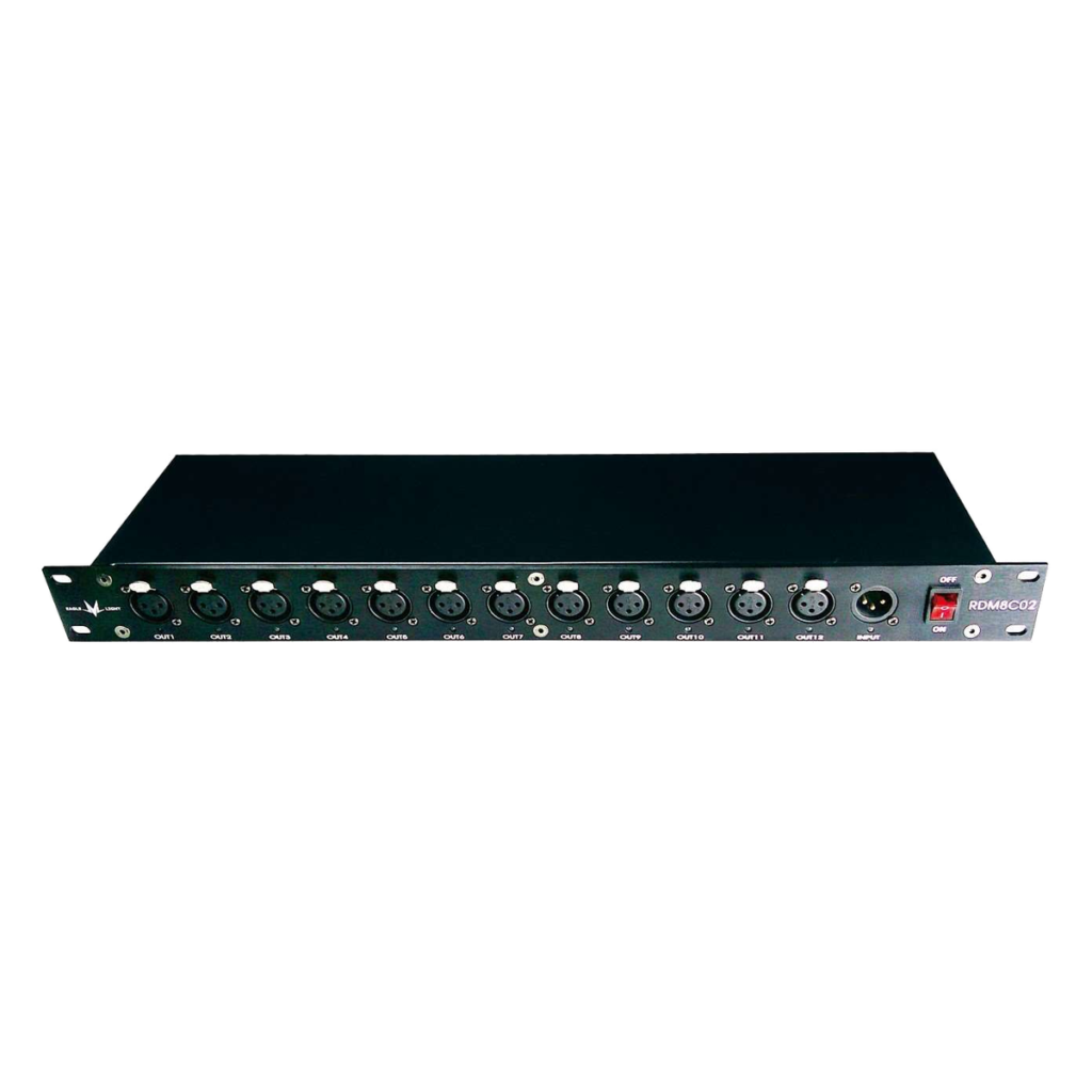 EAGLE LIGHT RDM8C02 professional RDM and DMX signal splitter from original manufacturer catalog