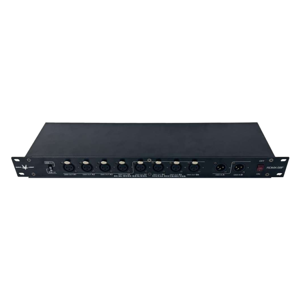 EAGLE LIGHT RDMX-S8F professional RDM and DMX signal splitter from original manufacturer catalog
