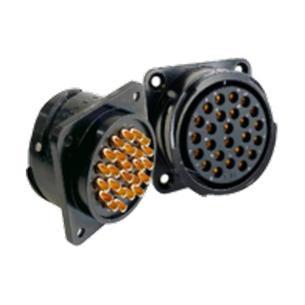 LK Connectors LKI32/25RFP 25-pole female metal panel socket, authentic catalogue photograph on a transparent background