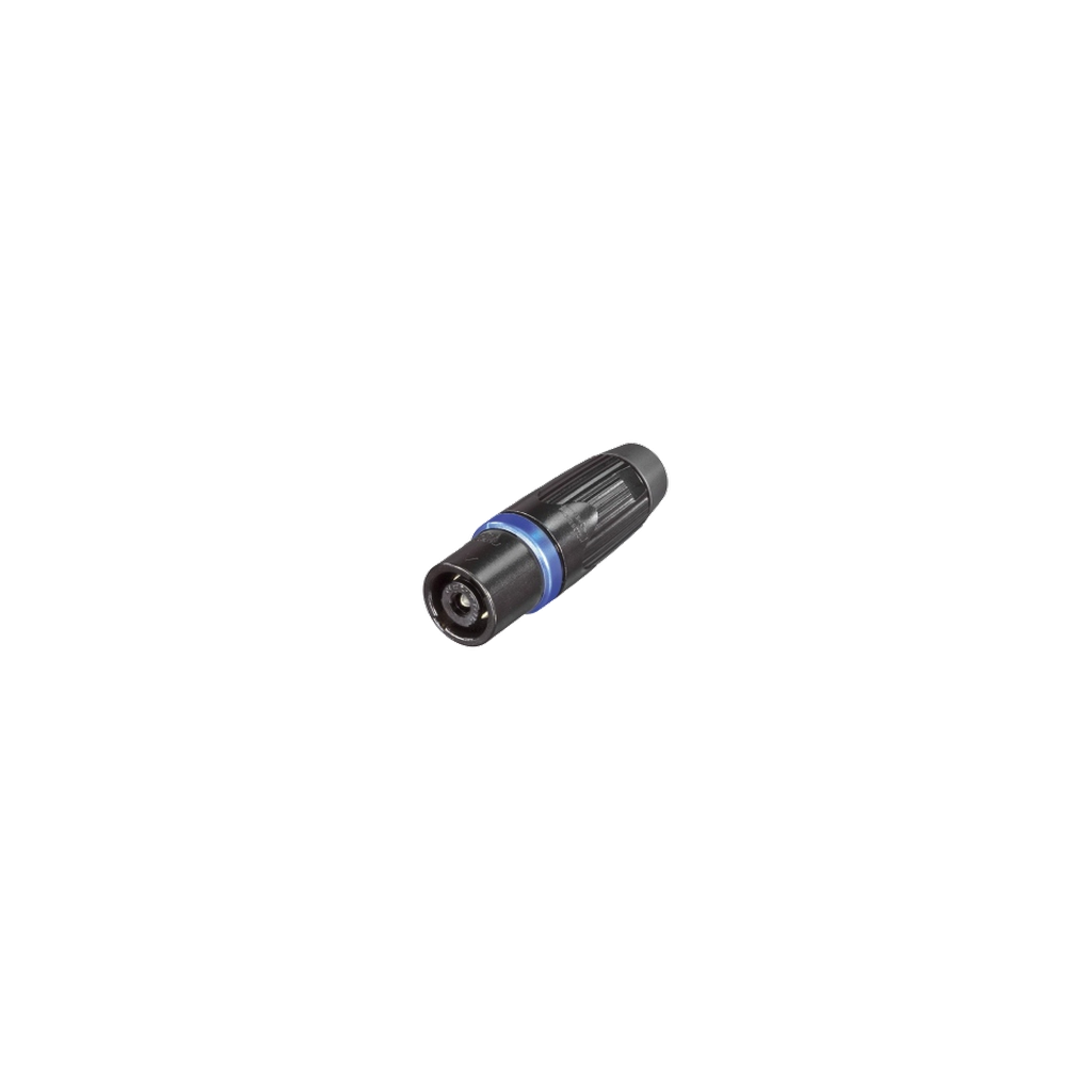 NEUTRIK NLT4 MXX-BAG 4-pole metal cable connector, isolated genuine April 2026 catalogue photograph on a transparent background