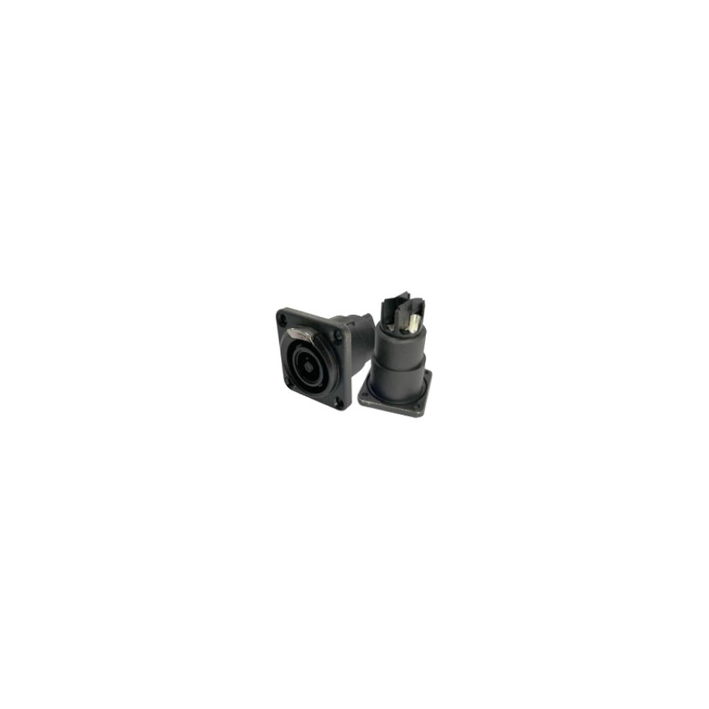 NEUTRIK NLT4FPXX-BAG 4-pole chassis connector, genuine supplier catalogue image isolated on transparent background