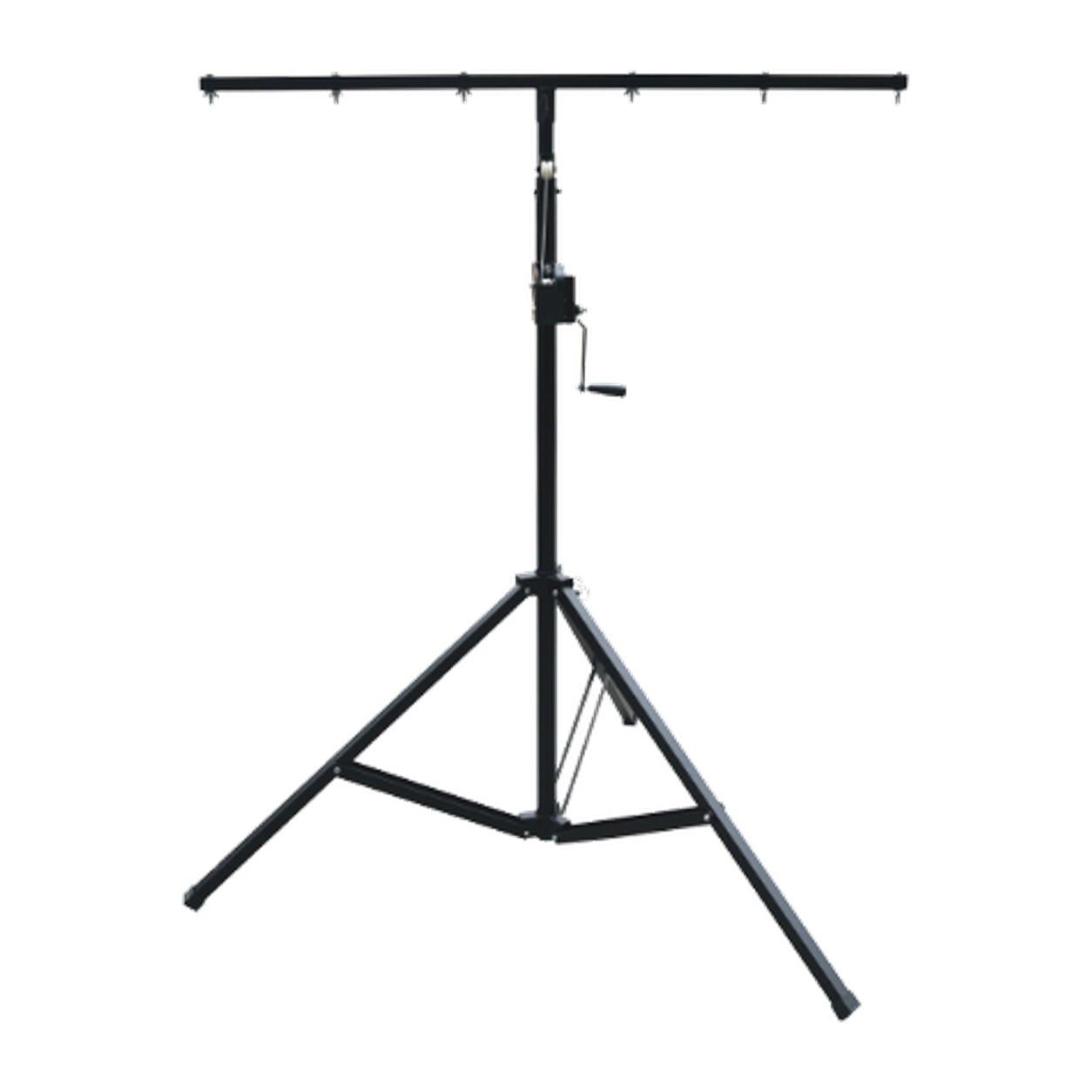 REDJET 2.8m hand-crank lighting stand with T-bar and tripod support