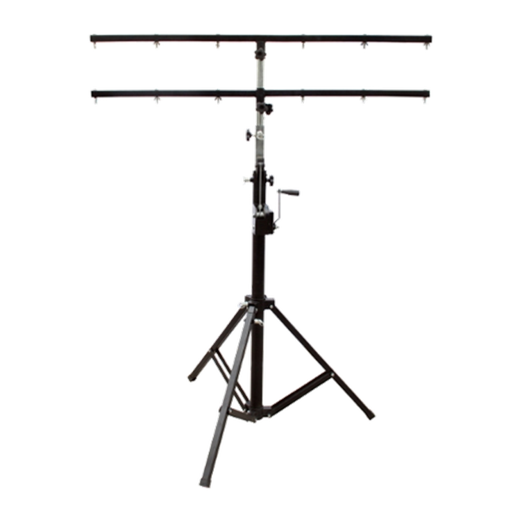 REDJET 3m double-tier hand-crank stand with dual horizontal lighting bars