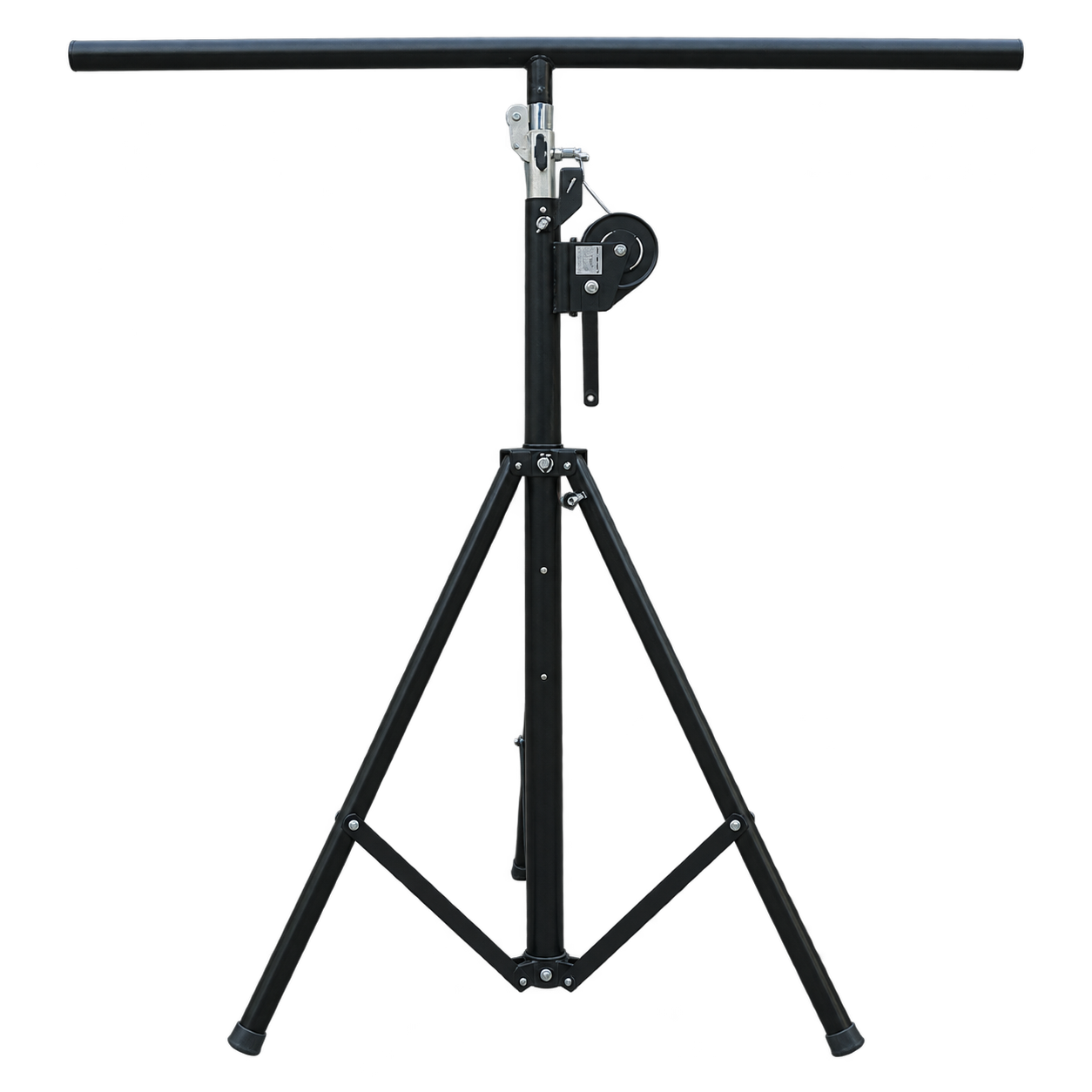 REDJET 3m single-tier hand-crank lighting stand with T-bar and tripod base