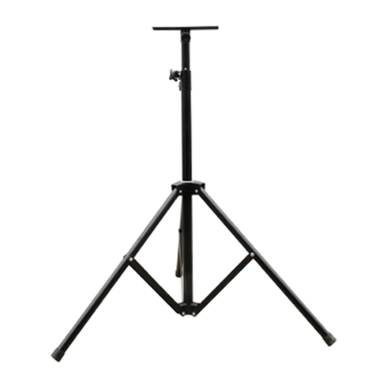 REDJET followspot mounting stand with top support and tripod legs