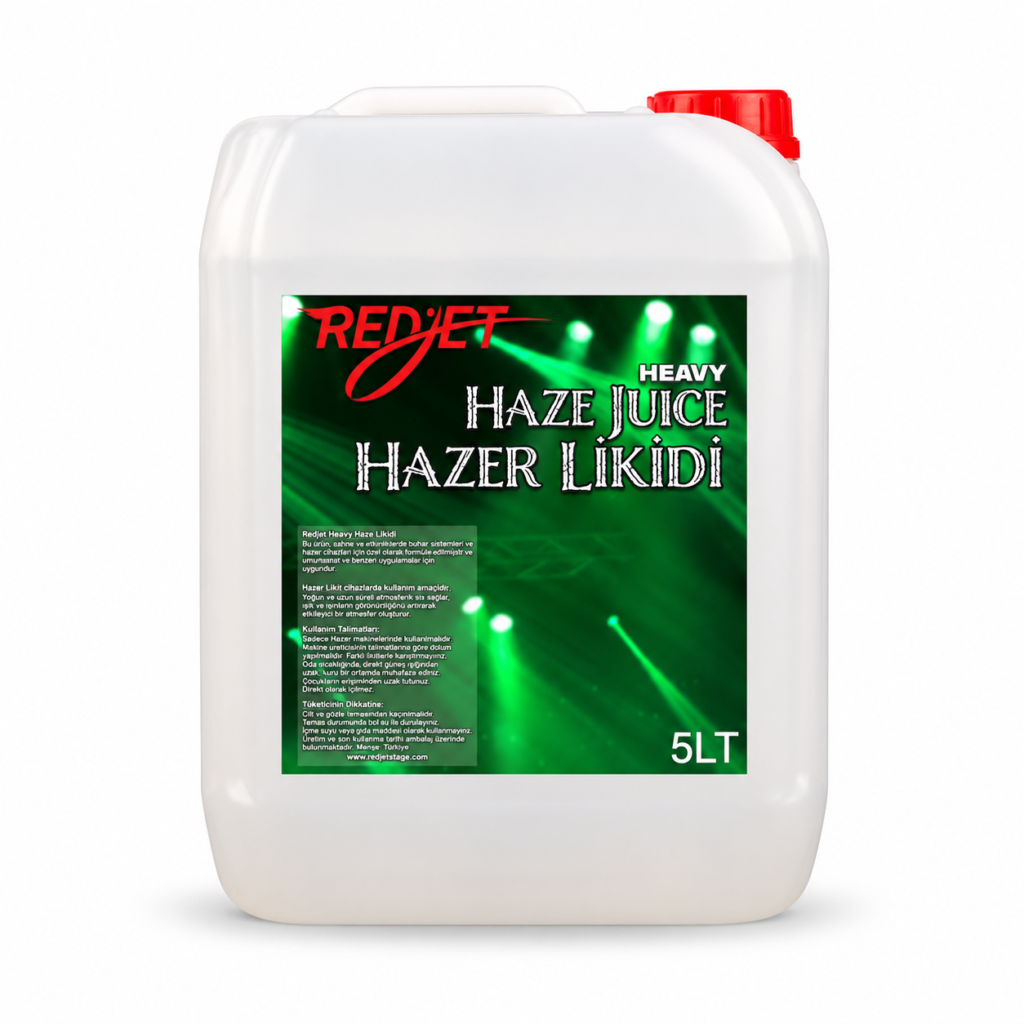 REDJET HAZE-L3 Heavy Haze Fluid 5L container with red cap and green label