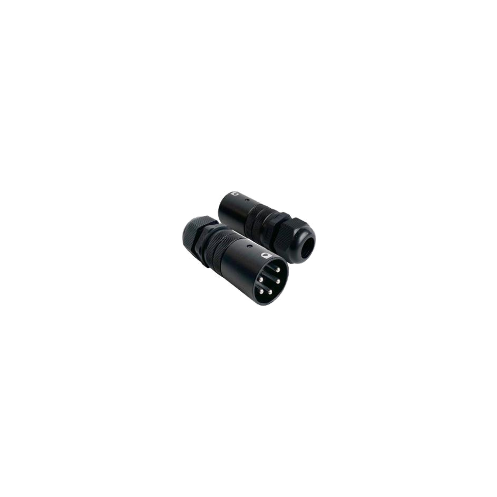 VMCABLE VM-EP5-12BL MALE 5-pole male cable connector, genuine supplier catalogue photograph isolated on a transparent background