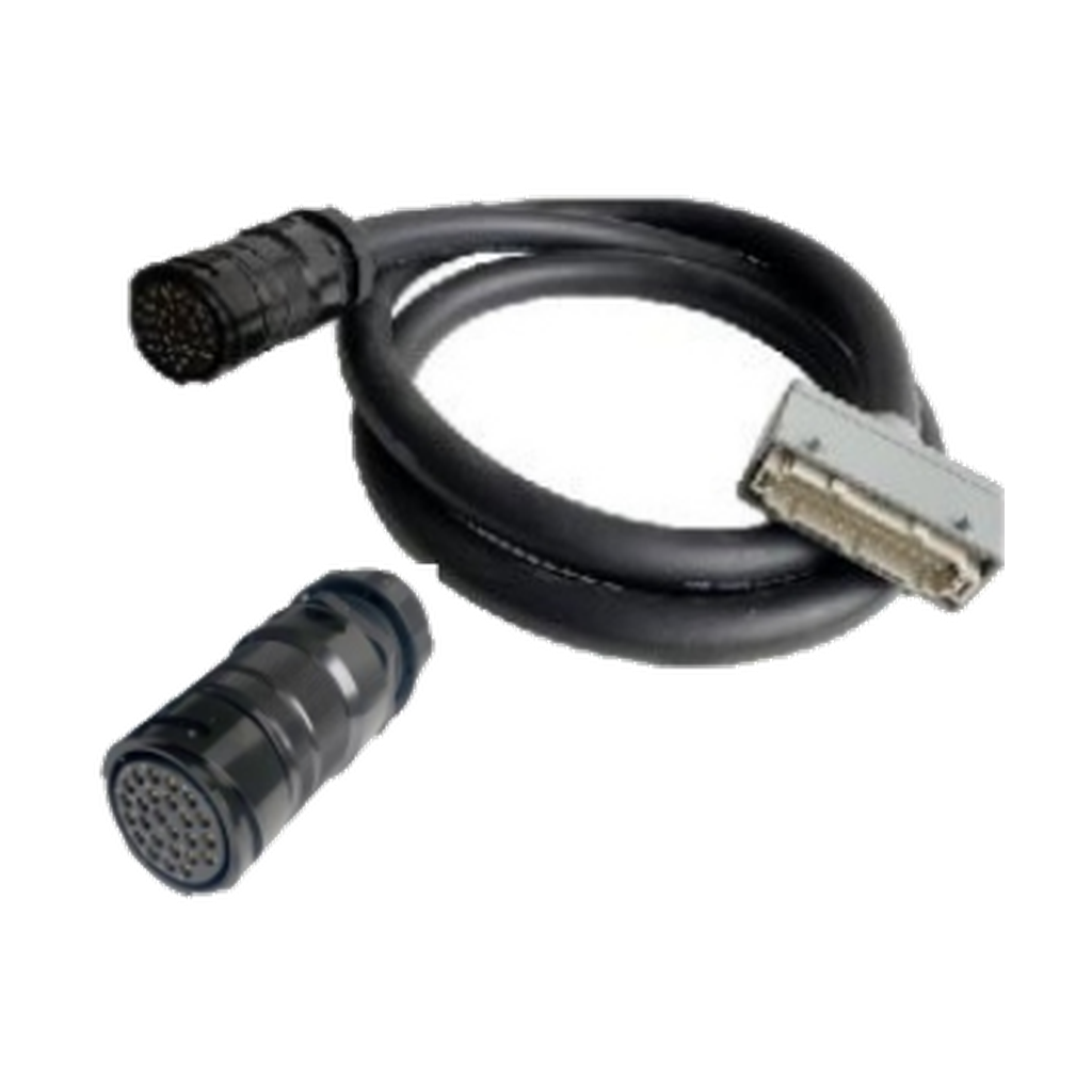 VMCABLE VM-HDC2440-1 LK one metre speaker cable with rectangular HDC 24-pole male and 25-pole female connector