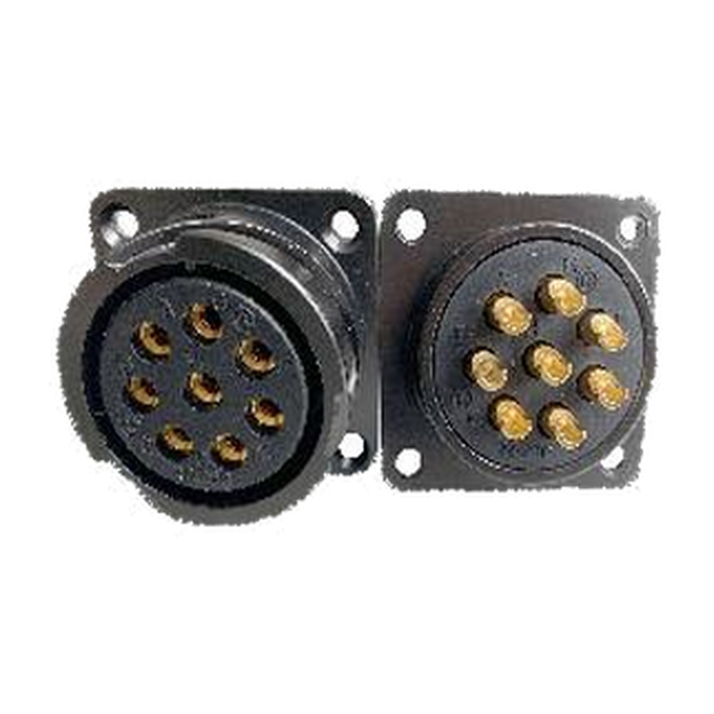VMCABLE VM-LK008FP-HJ eight-pole female metal panel-mounted speaker socket