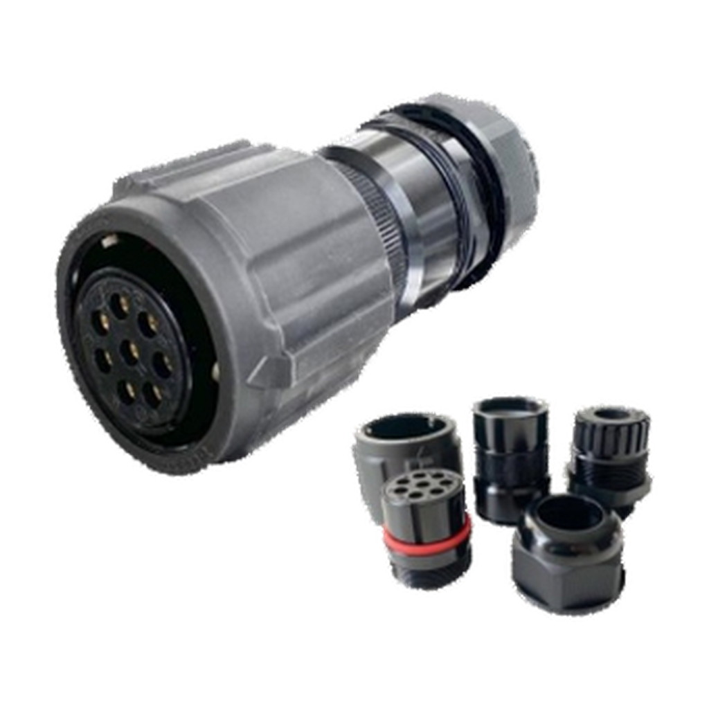 VMCABLE VM-LK008FV eight-pole female round metal speaker cable socket