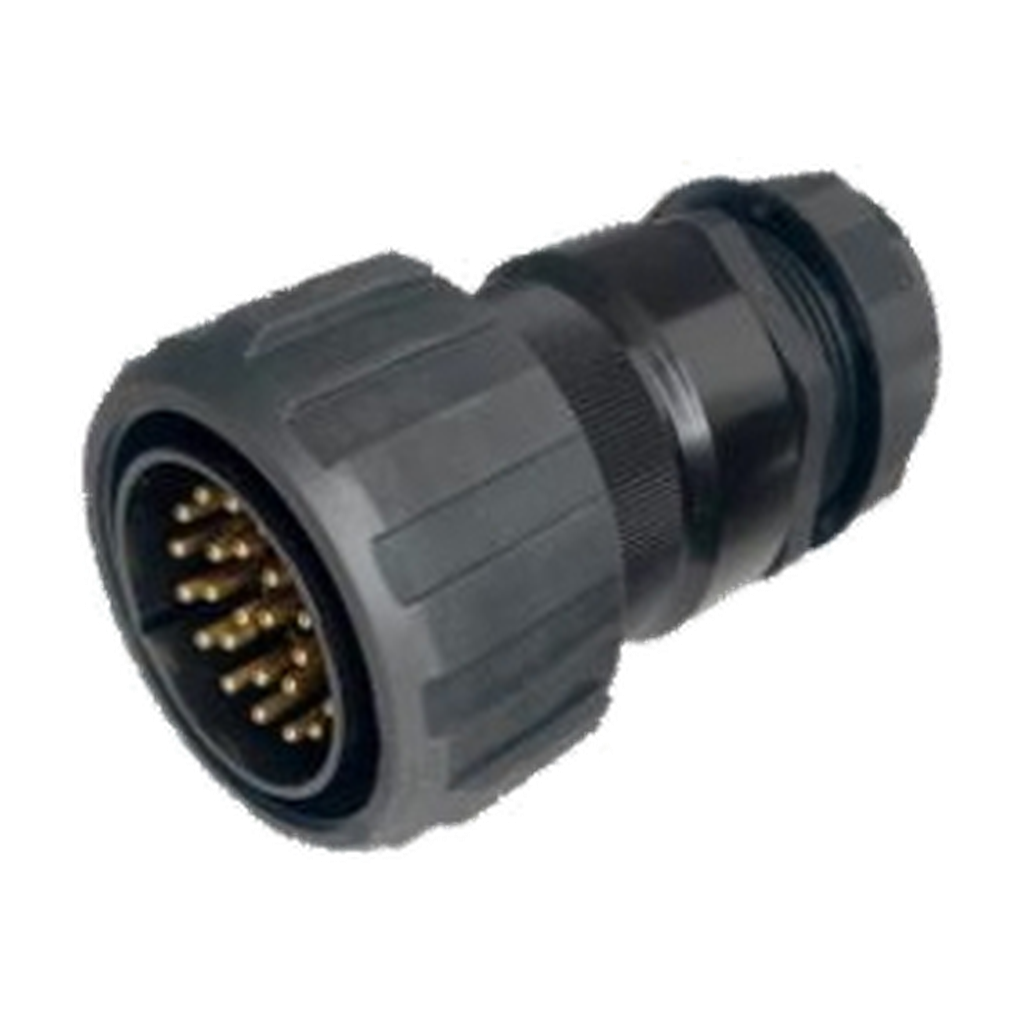 VMCABLE VM-LK025-MV 25-pole male speaker cable connector with metal shell
