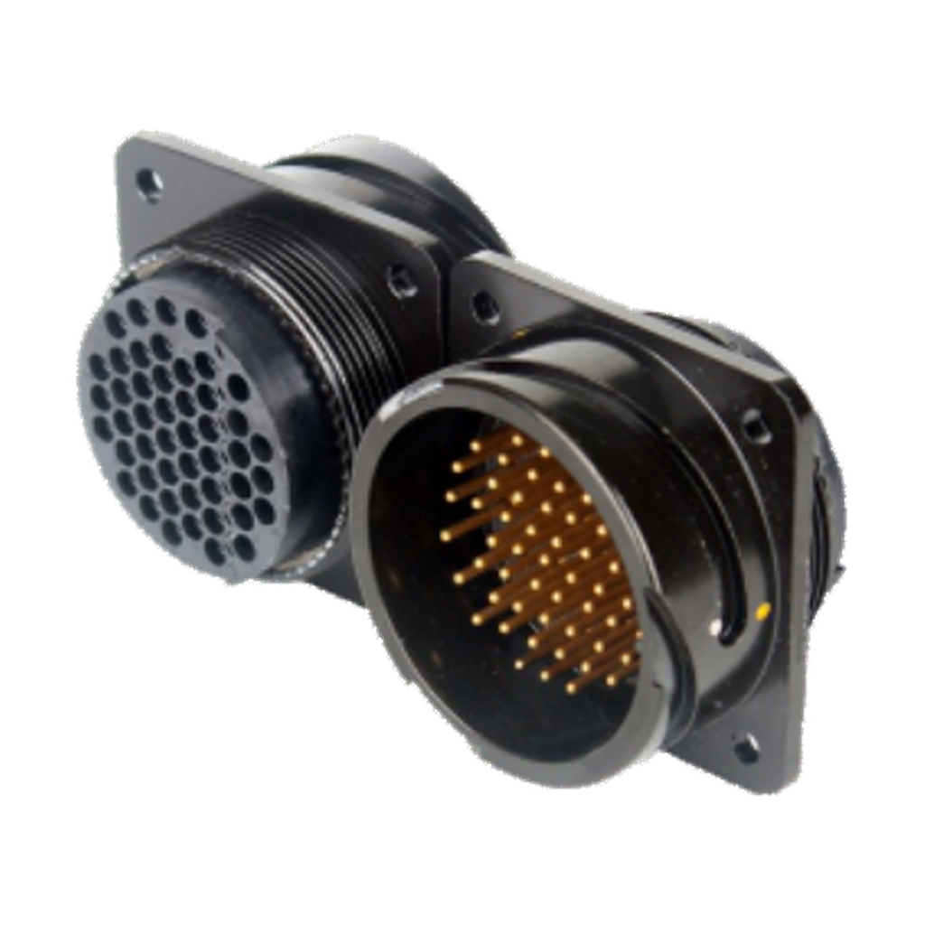 VMCABLE VM-LK054MP-Signal, 54-pole male panel socket for signal cabling, original manufacturer views isolated on transparent background