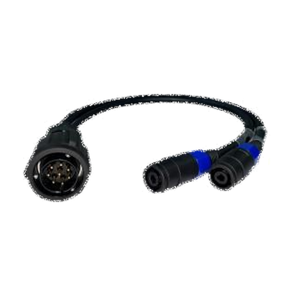 VMCABLE VM-LK2425-0.3 SC 0.3 m two-way 8-pole to dual 4-pole speaker breakout adapter cable