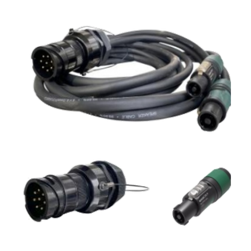 VMCABLE VM-LK440-15 IN FILL 15 m two-way speaker split cable with 8-pole male and two Neutrik four-pole connectors