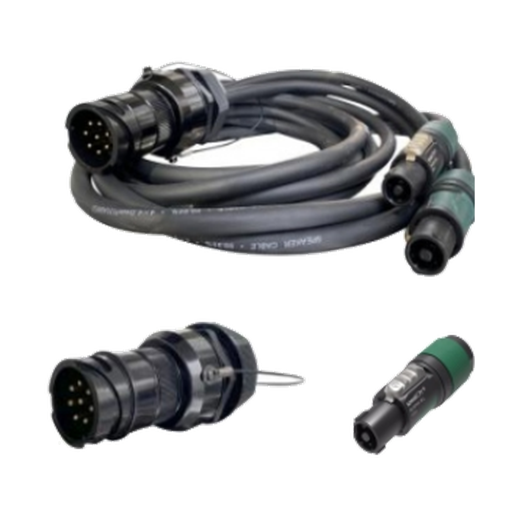 VMCABLE VM-LK440-20 IN FILL 20 m two-way speaker split cable with 8-pole male and two Neutrik four-pole connectors