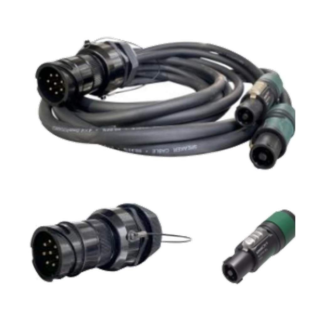 VMCABLE VM-LK440-3 IN FILL 3 m two-way speaker split cable with 8-pole male and two Neutrik four-pole connectors