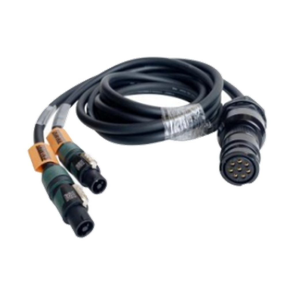 VMCABLE VM-LK440-5 OUT FILL five metre two-way 8-pole female to two Neutrik 4-pole speaker connector breakout