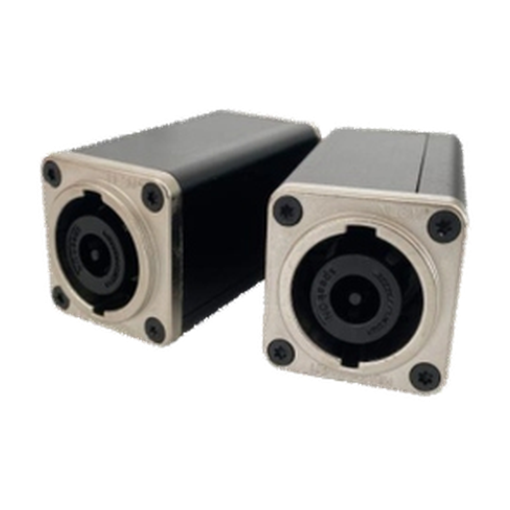 VMCABLE VM-NL8 speaker extension adapter with two Neutrik eight-pole female sockets