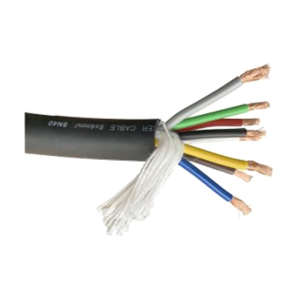 VMCABLE VM-SPM840 8 x 4.0 mm² OFC multicore speaker cable with exposed color-coded conductors