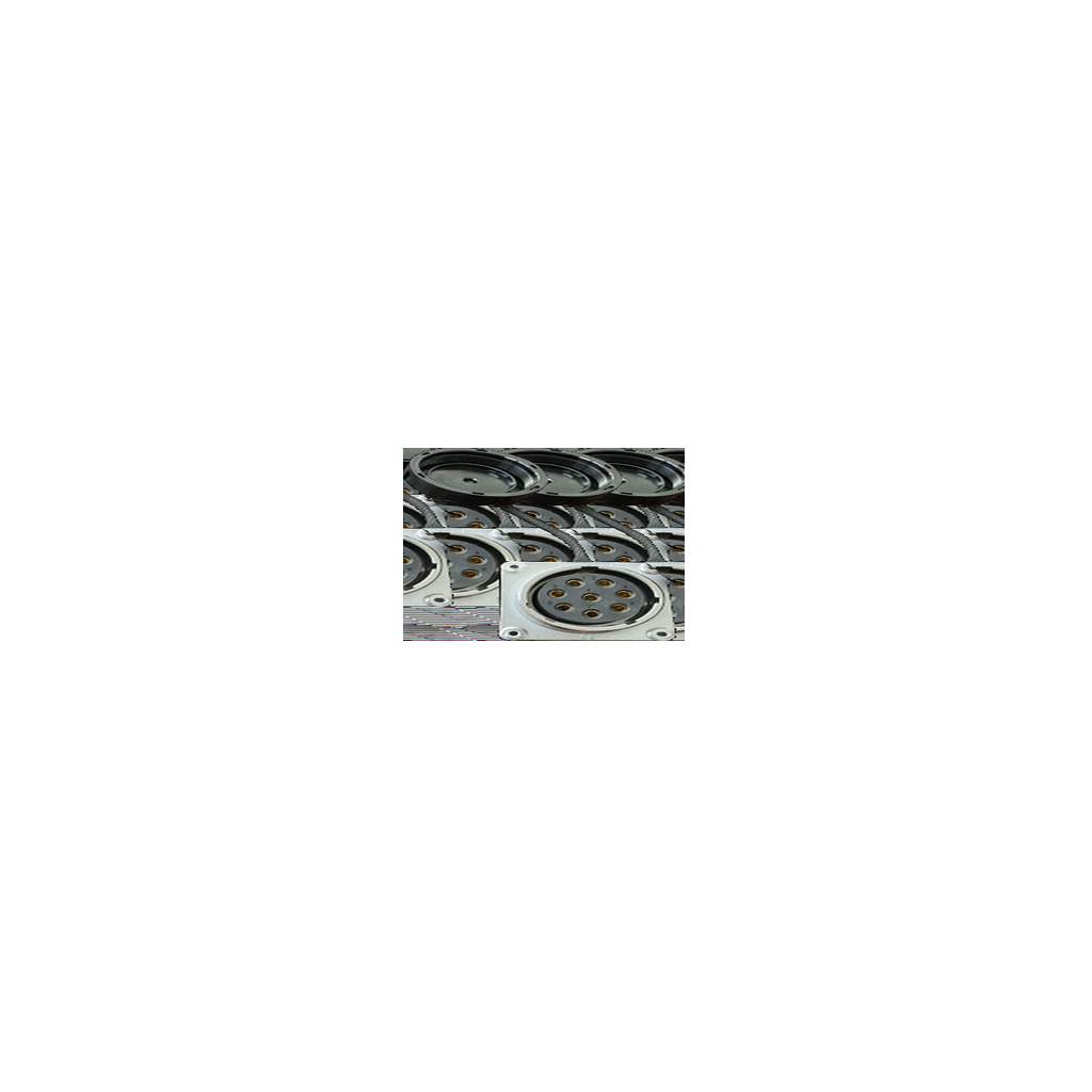 VMCABLE VM-SW8MPXX 8-pole metal panel-mounted socket with protective cap